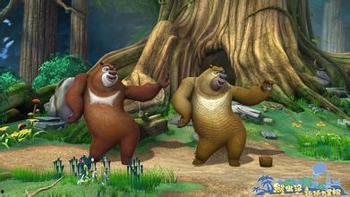 熊大熊二吃瓜群众,熊大熊二与吃瓜群众的欢乐时光